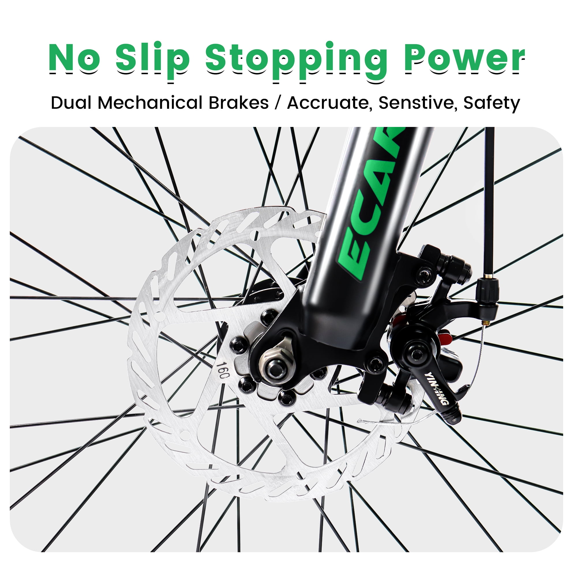 26 Inch Mountain Bike, 21-Speed Disc Brake, Front Fork Rear Shock Absorber Carbon Steel Frame Mountain Bike, Mens Womens Trail Commuter City Bicycles