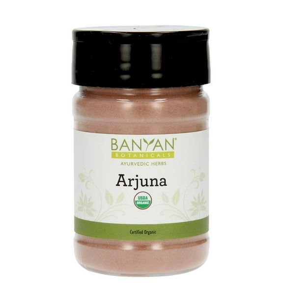 Banyan Botanicals Arjuna Powder - USDA Certified Organic - Terminalia arjuna - Ayurvedic Bark Powder for a Healthy Heart* - Spice Jar