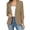 Khaki, variant on Business Casual Cardigan for Women Fall Open Front Long Sleeve Formal Work Suit Jacket Plus Size Solid Color V-Neck Lightweight Fitted Dressy Outerwear