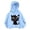 Blue3, variant on Kids Girls Hooded Sweatshirt, Loose Korean Style Hoodie, Lightweight Long Sleeve Pullover Outerwear, Casual Back to School Top for Autumn Winter Daily Outdoor Wear(Blue1,8-9 Years)