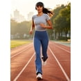 thumbnail image 6 of NELEUS ButterSoftFlex Womens Flare Leggings Athletic Yoga Workout Pants Bootcut High Waist with Side Pockets,Blue,US Size L, 6 of 12