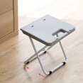 thumbnail image 3 of CHUANK Rocking Camping Chair Folding Chairs Foldable Stool 25X23.5X22CM Grey, 3 of 8