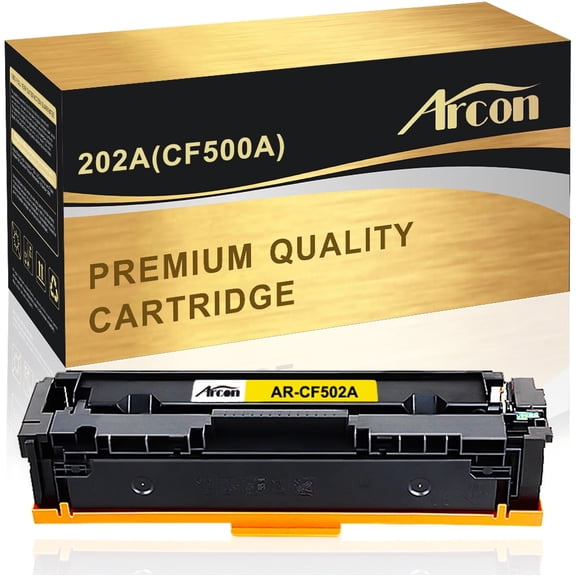 Arcon 1-Pack Compatible Toner for 202X CF502X Color LaserJet Pro MFP M254dw M254dn M254nw M280nw M281fdw M281fdn M281cdw Printers (Yellow)