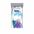 thumbnail image 2 of Ambesonne Saying Fitted Sheet & Pillow Sham Set, Tropical Vibe, Full, Multicolor, 2 of 3