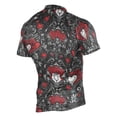 thumbnail image 2 of joogoo Valentines Hearts Flower Pattern Men's Cycling Jerseys Mountain Bike Short Sleeve Tops L, 2 of 7