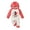 white, variant on AMERTEER Newborn Boys Girls Valentine‘s Day Romper Cotton Jumpsuit Long Sleeve Spring Fall Baby Outfit White 12-18 Months