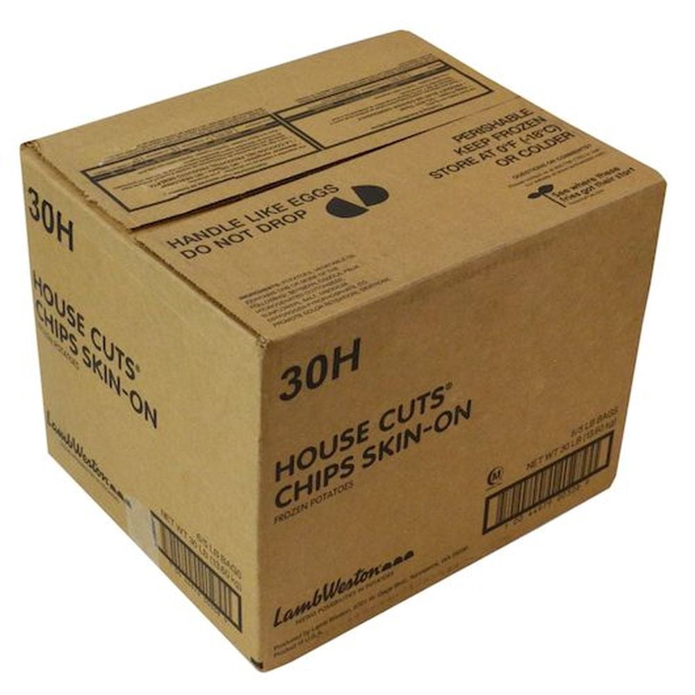 Lamb Weston Natural Potato Chips Fry, 5 Pound - 6 per case.
