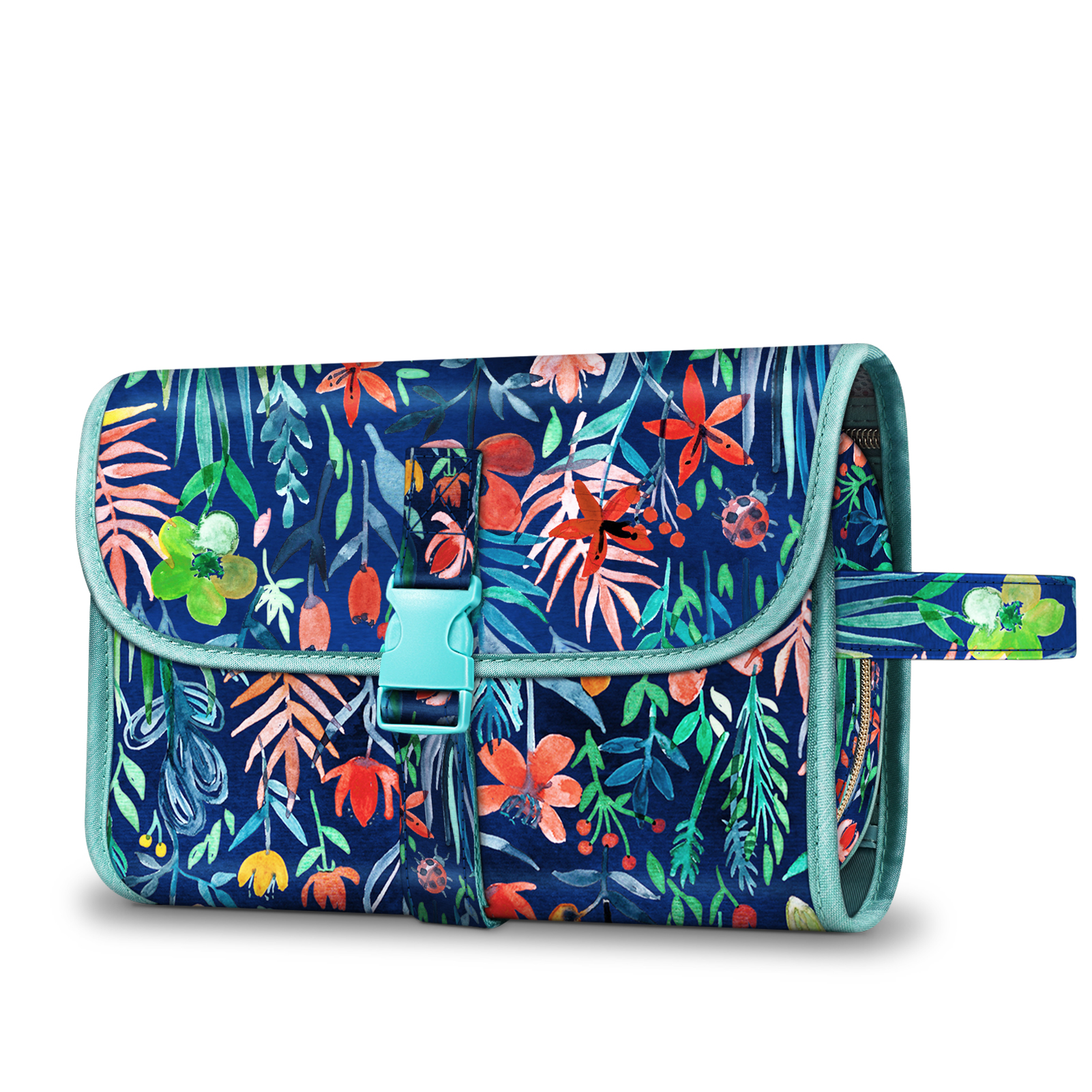 Fintie Portable Toiletry Bag, Jungle Night photo 3
