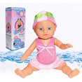thumbnail image 2 of Juguete de bañera de agua eléctrica para niños, juguetes flotantes de piscina de inducción a prueba de agua, lindas muñecas decorativas en miniatura para niños y niñas de más de 3 años, 2 of 6