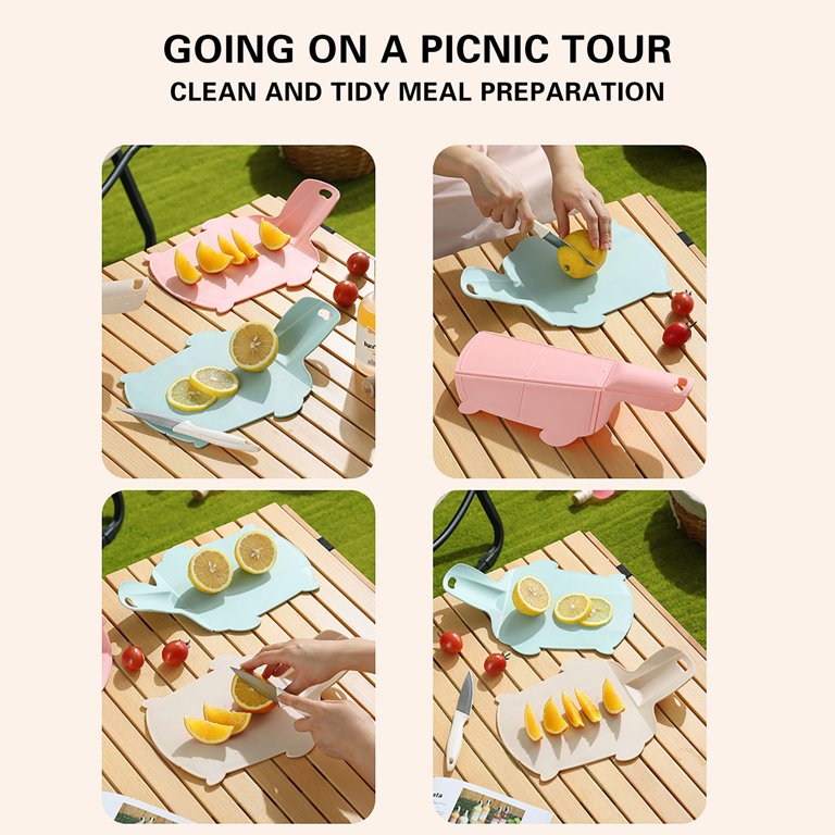 Outdoor Portable Folding Cutting Board, Fruit Cutting Board For