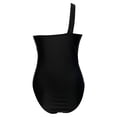 thumbnail image 2 of Traje de Baño Ocean Pacific para Mujer Completo con Un Tirante en Hombro, Escote Redondo Negro Talla EG, 2 of 4