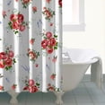 thumbnail image 5 of Waterproof Pioneer Shower Curtain 72x84 Inch Polyester Unique Cute Floral Shower Curtain for Bathroom Hotel Home Decor with 12 Plastic Hooks, 5 of 5