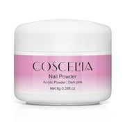 COSCELIA Acrylic Nail Kit Complete Set 3PC Acrylic Powder 6pcs Gel Polish Set 100pcs Acrylic Nail Tips Manicure Art Gift for Women