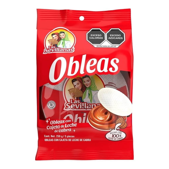 Obleas Las Sevillanas con cajeta de leche de cabra 50 g