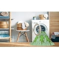 thumbnail image 2 of Ahgly Company Machine Washable Indoor Round Transitional Light Green Area Rugs, 4' Round, 2 of 7