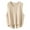 Beige, variant on Glisme Sweater Vest Women Fashion Solid Color Vest Casual Loose Short Split Knit Sweater Vest Soft Tops Winter Clothes Beige
