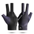 thumbnail image 1 of Guantes de Billar Dedos Abiertos Poliéster Transpirable Entrenamiento Amateur (Cyan) Negro FLhrweasw  Nuevo, 1 of 4