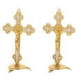thumbnail image 3 of FRCOLOR 2pcs Jesus Carries Cross Statue Jesus Decor Living Room Decor Catholic Gifts, 3 of 8