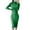 Green, variant on Ediodpoh Women Long Sleeve Turtleneck Sweater Dresses Knitted Bodycon Midi Sweater Dresses for Elegant Grey L