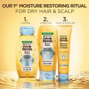 Garnier Whole Blends Honey Water Hair Styling Cream with Moisture Lock for Dry Hair, 5.1 fl oz