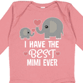 thumbnail image 4 of Inktastic Grandchild Best Mimi Ever Boys or Girls Long Sleeve Baby Bodysuit, 4 of 5