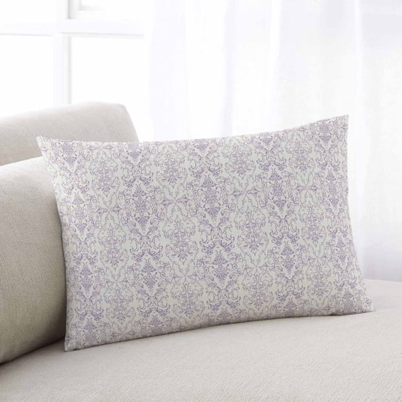 Boho Purple Pattern Queen Size Pillow Cover,Pillowcase Protectors with Zipper,Breathable Decorative Throw Pillow Case Cover,Modern Geometric Southwestern Vintage Pillow Shams for Couch Sofa 20x30Inch