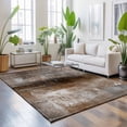 thumbnail image 3 of Area Rugs 3'x5', Brown Carpet Runner Indoor Outdoor Rugs Home Decor Aesthetic, Retro Oil Painting Modern Abstract Art Aesthetics Non Slip Mats Washable Accent Rug for Living Room Bedroom, 3 of 8