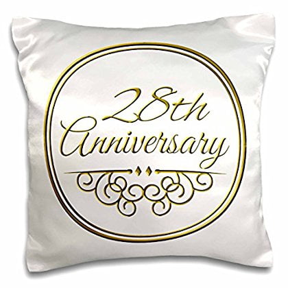 Rose 28th Anniversary Gift Gold Text For Celebrating Wedding Rose 28th Anniversary Gift Gold Text For Celebrating Wedding Anniversaries 28 Years Married Together