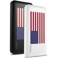 thumbnail image 3 of Miady Paquete de 2 cargadores portátiles USB duales de 10000 mAh, banco de energía de carga rápida USB-C, cargador de respaldo para iPhone 14, Galaxy S22, Pixel, etc. (Edición de bandera), 3 of 4