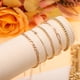 thumbnail image 3 of 5 pulseras de oro para mujer, apilables, finas, de cadena, estéticas., 3 of 7