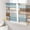Blue, Brown, variant on Sheer Curtains 54 Inch Length 2 Panels Set for Kitchen, Pink Brown Vintage Semi Sheer Curtains for Windows, Retro Farmhouse Elegant Pastoral Voile Window Treatments Rod Pocket Curtain