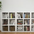 thumbnail image 5 of 4 Pieces Clear Shelf Dividers Removable Labels for Storage Bins Bookshelf, 5 of 8