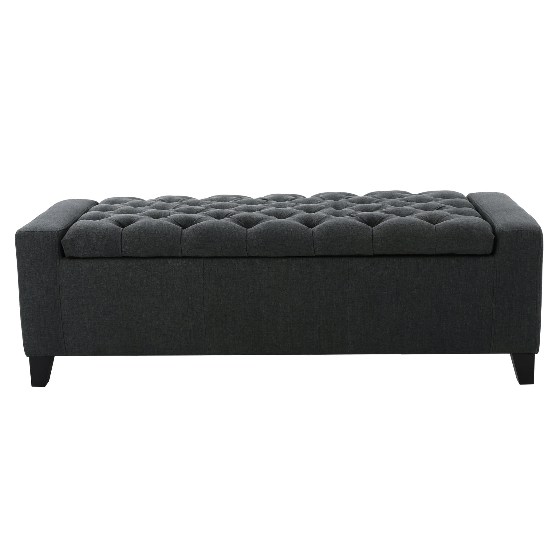 Dark Gray Storage With Stylish Look - 20.50”d X 51.00”w 16.54”h Adds Elegance To Your Room For Home Keeps Organized