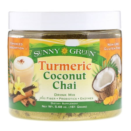 Sunny Green  Turmeric Coconut Chai Drink Mix  5 68 oz  161