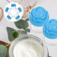 thumbnail image 2 of 12pcs Jares de crema de tapa de flores de rosa contenedores vacíos para viajes de crema facial contenga 20g, 2 of 5