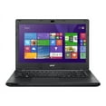 thumbnail image 3 of Acer TravelMate P246-M-33PH - Intel Core i3 - 4030U - Win 7 Pro 64-bit (includes Win 8.1 Pro 64-bit License) - HD Graphics 4400 - 4 GB RAM - 500 GB HDD - DVD SuperMulti - 14" 1366 x 768 (HD) - Gigabit Ethernet - black, 3 of 5