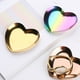 thumbnail image 3 of Plato de joyería en forma de corazón Bandeja de almacenamiento de acero inoxidable Bandejas organizadoras de joyas Regalo de San Valentín para mujeres damas (dorado), 3 of 5
