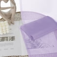 thumbnail image 6 of MKHILL lavender 30 Inch Long Short Sheer Curtains for Kitchen Over Sink, 42x30 Short Voile Drapes for Laundry RV Small Window, Rod Pocket, Each 42" W x 30" L, 6 of 9