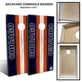 thumbnail image 2 of Slick Woody's Backyard Chicago Football Cornhole Board Set in Multi-Color, 2 of 2