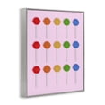 thumbnail image 2 of Stupell Industries Contemporary Candy Pops on Light Pink Gray Framed Giclee Art, 11 x 14, by LISH Creative, 2 of 8