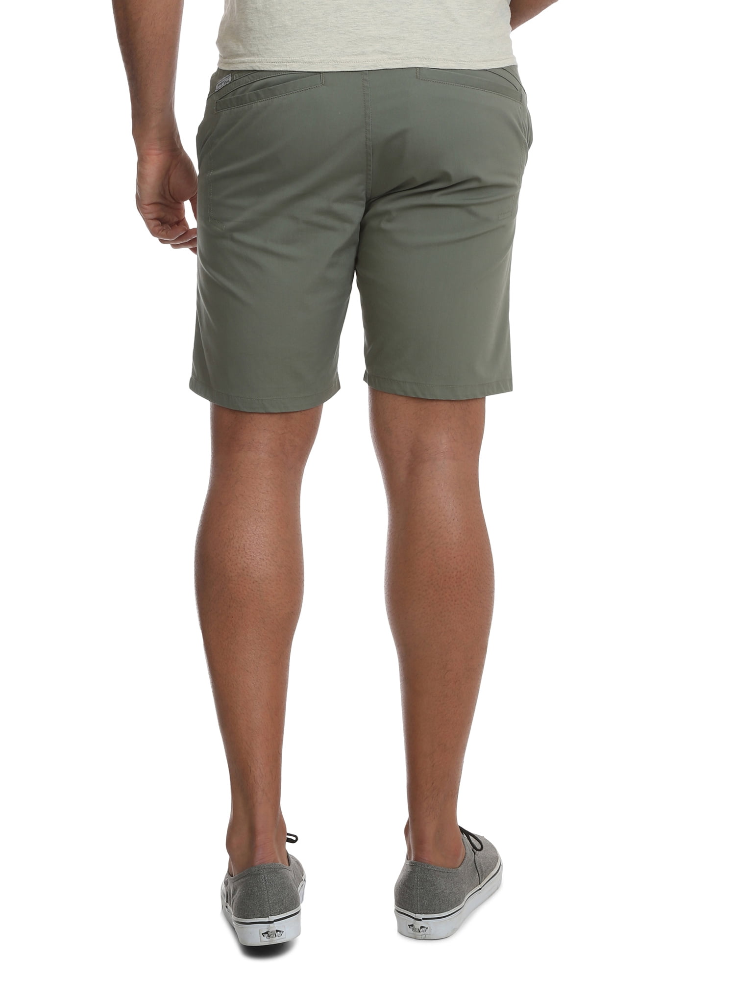 wrangler flat front shorts