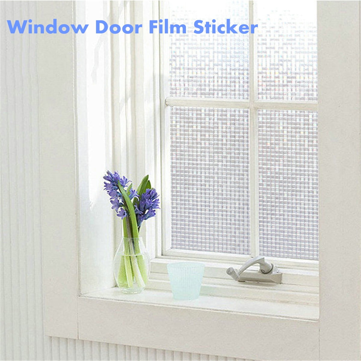 Hot sell!!45x200cm 3D Window Films No Glue Static Removable Home ...