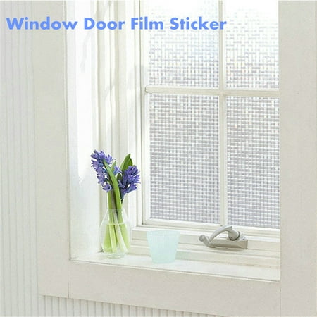 Hot sell!!45x200cm 3D Window Films No Glue Static Removable Home Decorative Window Films Tinted Clings PVC Waterproof Static Cling Decorative Glass Film
