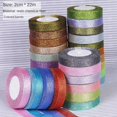 thumbnail image 3 of Rollo de cintas de cebolla con purpurina de 20mm y 25 yardas para manualidades, tela de costura, suministros de boda y fiesta de Navidad, cinta de papel de regalo hecha a mano, 3 of 4