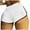 White, variant on Npasoilc Dolphin Shorts for Women High Waisted Elastic Waist Shorts Sports Yoga Gym Running Shorts