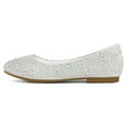 thumbnail image 2 of Dream Pairs Girls’ Slip-On Ballerina Flats for Weddings & Parties, 2 of 5