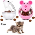 thumbnail image 3 of Dispensador de bolas de comida para gatos PORTOWN, juguete de alimentación lenta, 4 unidades, 3 of 25
