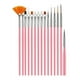 thumbnail image 1 of Pinceles profesionales para uñas pintadas a mano, juego de 15 pinceles para decoración de uñas, pinceles para dibujar, pintar flores, terapia de luz, bolígrafo de diamante con puntos, arte de uñas., 1 of 5