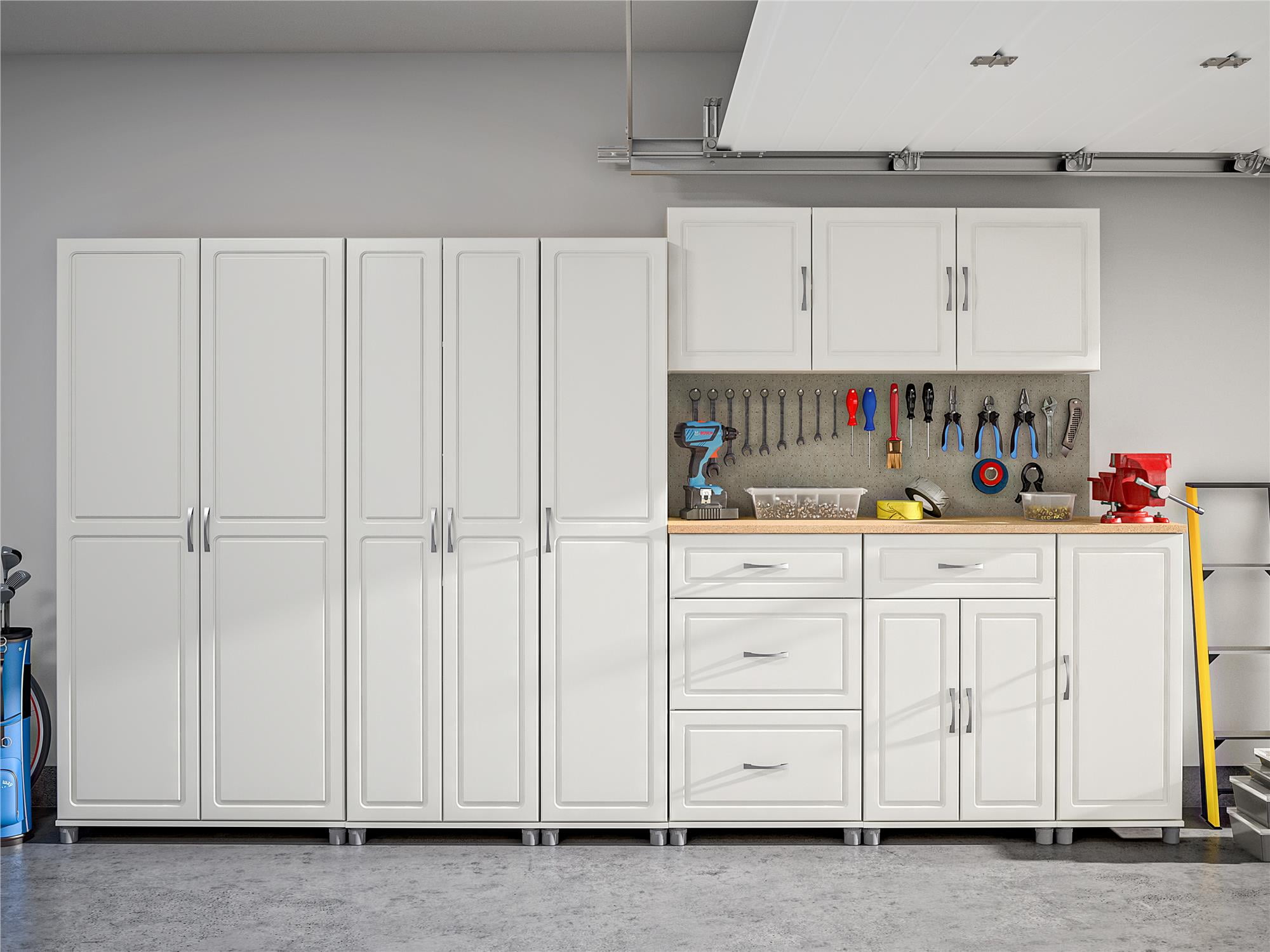 Kendall 54 Wall Cabinet in White Aquaseal