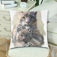 thumbnail image 3 of MKHERT Leopard Throw Pillowcase Pillow Cover Cushion Couver 18x18 inch, Set of 2, 3 of 3